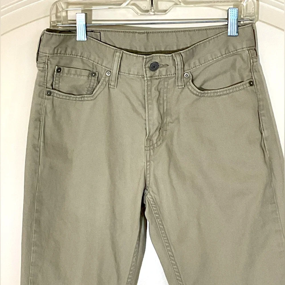 Levi 514 Khaki Denim Pants Jeans - 29 X 32